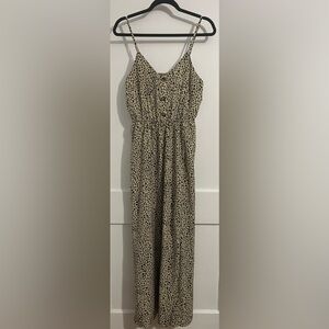 Kirundo Chic Leopard Print Long Dress NWT